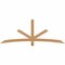 Ekena Millwork Alberta Smooth Timber Gable Bracket, Western Red Cedar, 84"W x 31"H x 3 1/2"D x 3 1/2"F, 9/12 Pitch GBW084X31X0404ALB00SWR - alternate 1